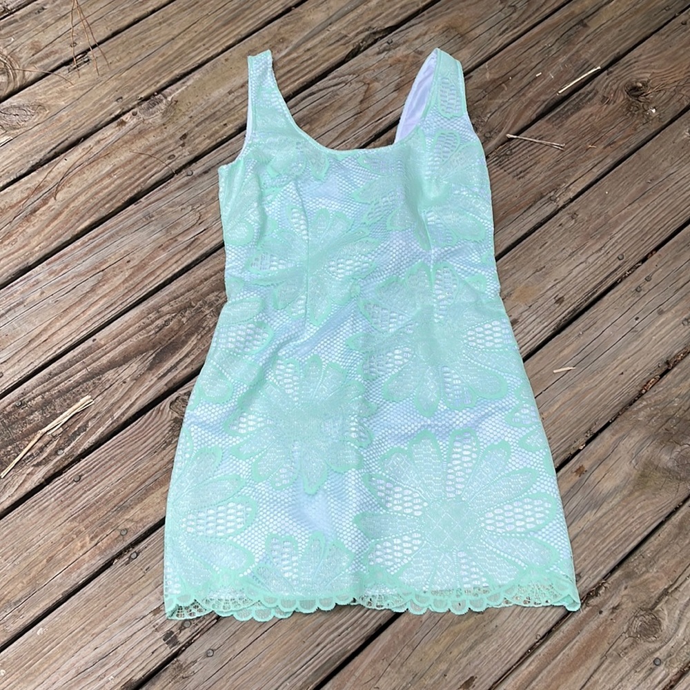 Lilly Pulitzer New With Tags Mint Lacey Dress